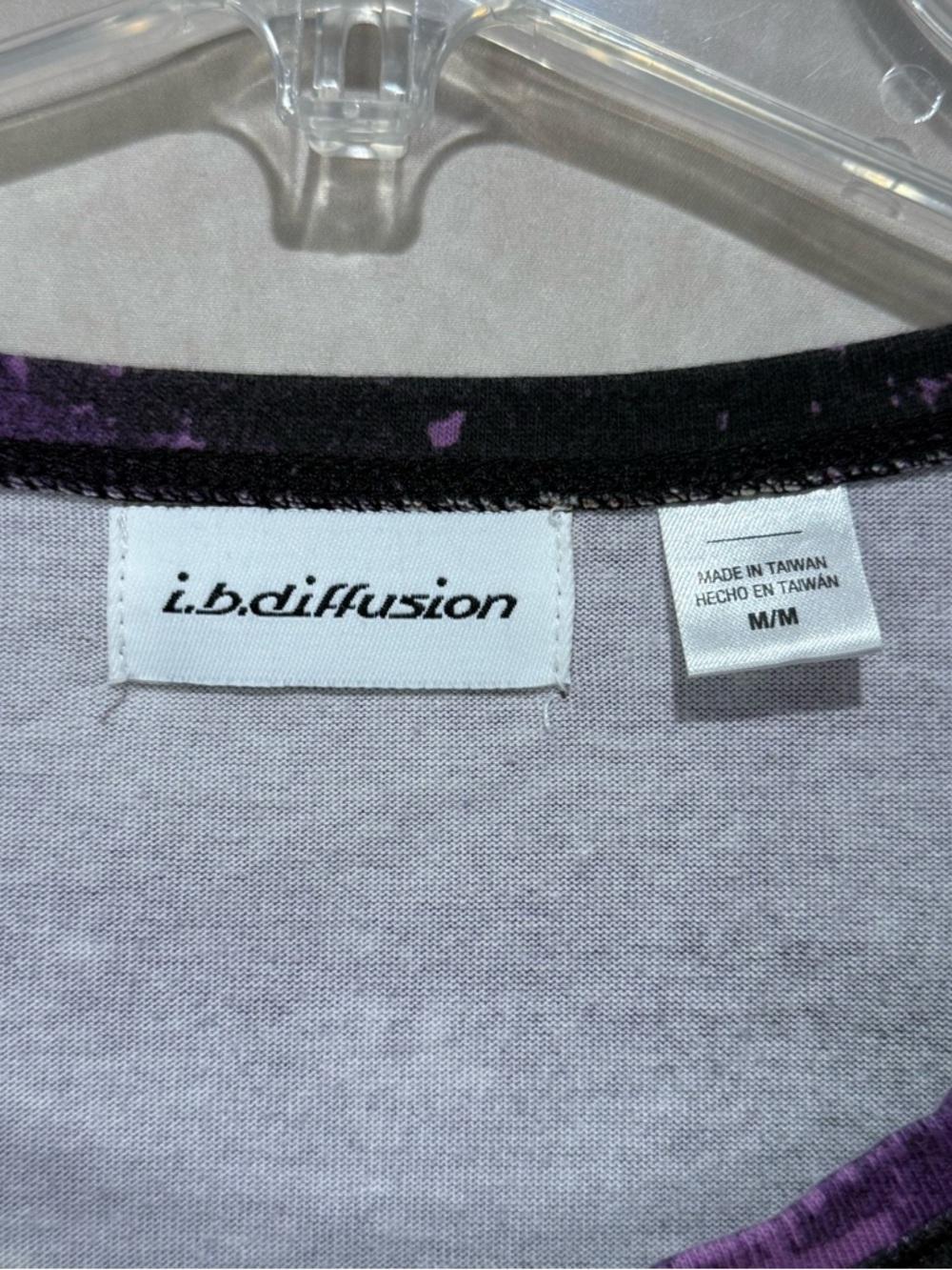 i.b. Diffusion Halloween Gothic Cat Top Purple M - Picture 4 of 8
